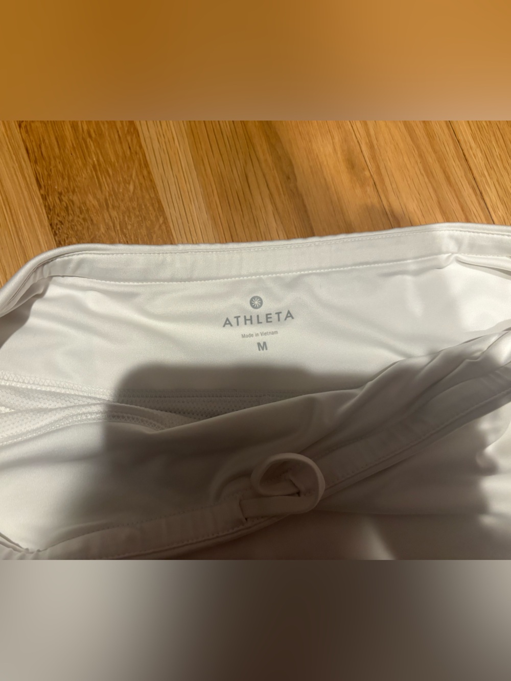 Athleta White Tiered Mini Skirt - Picture 2 of 7